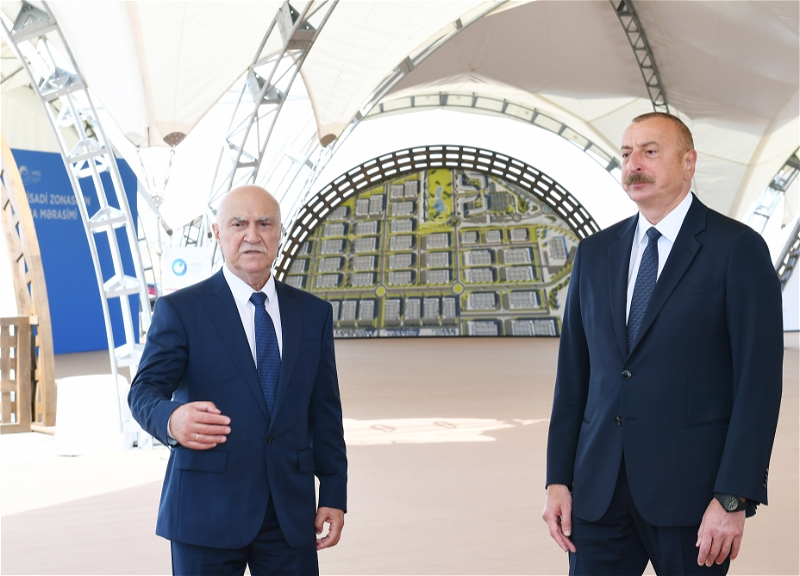 Ильхам Алиев заложил фундамент Алятской Свободной экономической зоны и дал интервью AzTV - ФОТО