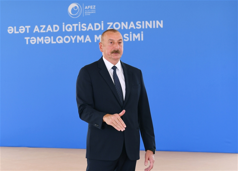 Ильхам Алиев: Масштабное строительство на освобожденных землях приведет к большому экономическому оживлению