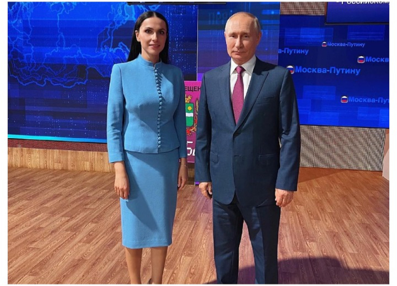 Наиля Аскер-заде: «После прямой линии удалось пообщаться с Владимиром Путиным» - ФОТО