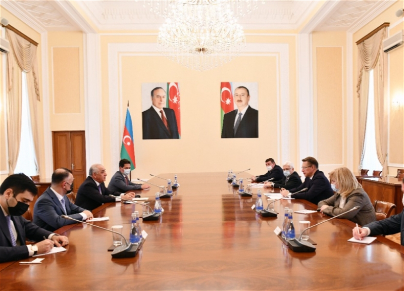 Премьер-министр Али Асадов встретился с министром здравоохранения России Михаилом Мурашко