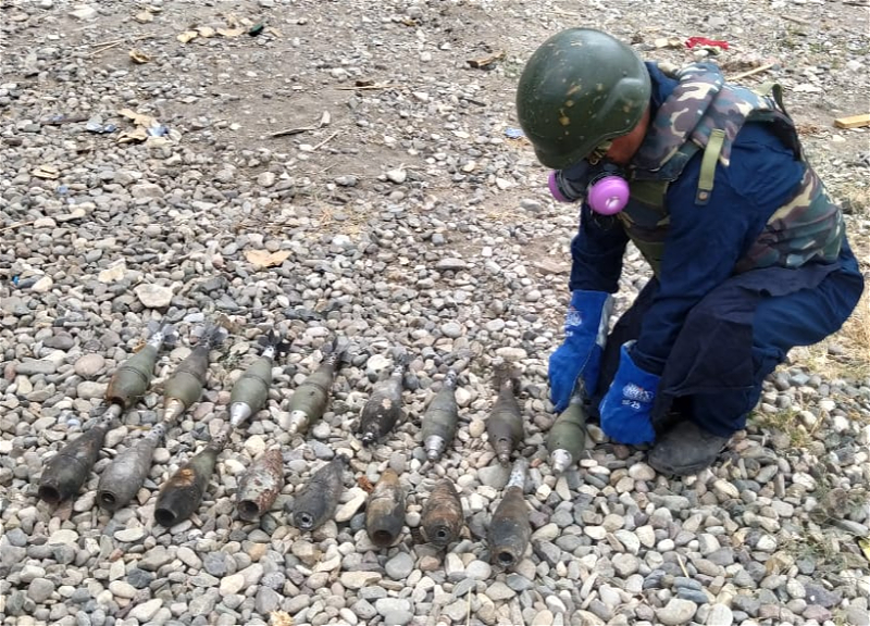 ANAMA обнаружила в Джебраиле армянские боеприпасы с начинкой из белого фосфора - ФОТО