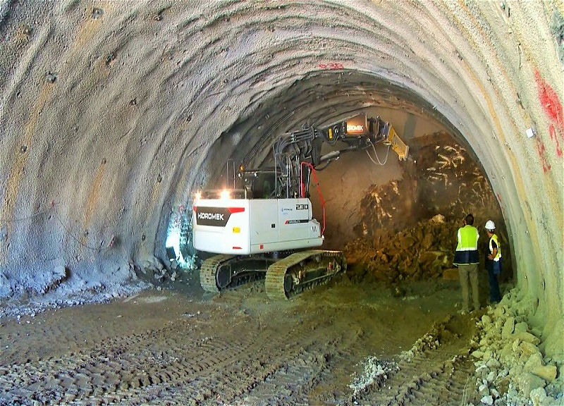 Yeni Əhmədbəyli-Füzuli-Şuşa avtomobil yolunda tunellərin inşasına başlanılıb - FOTO