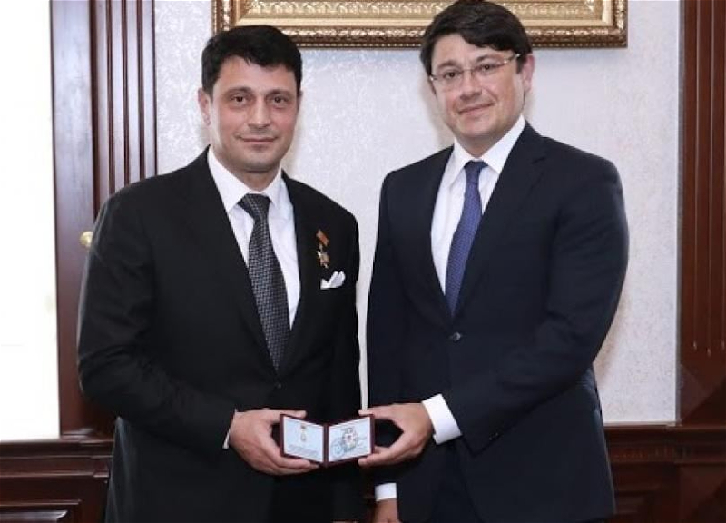 Герман Захарьяев награжден медалью Азербайджана «За заслуги в диаспорской деятельности»
