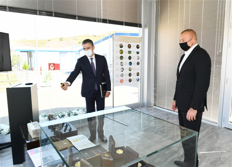 Ильхам Алиев ознакомился в Дашкесане с деятельностью комплекса «Човдар», дал интервью Азербайджанскому телевидению - ФОТО - ВИДЕО