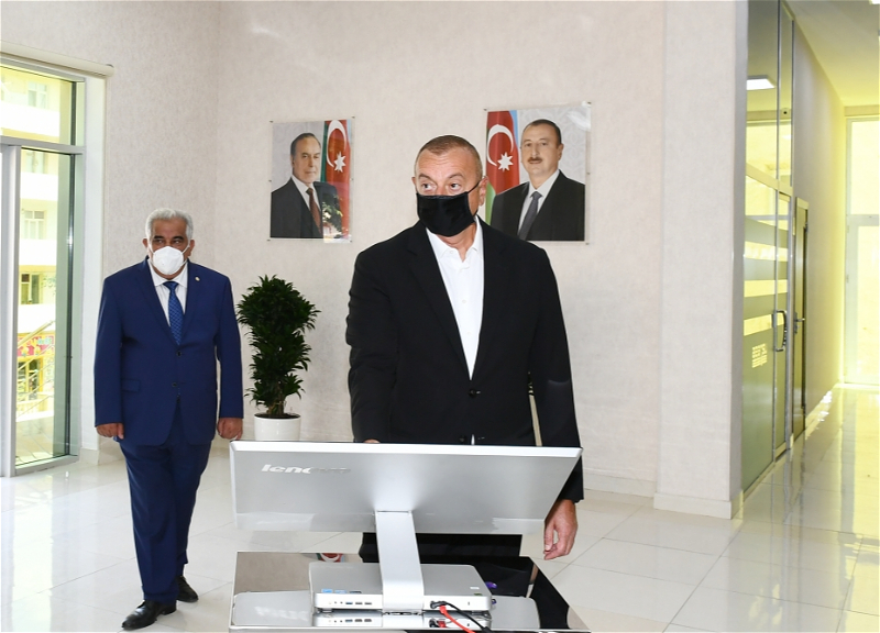 Ильхам Алиев ознакомился с реконструкцией систем питьевого водоснабжения и канализации Дашкесана - ФОТО
