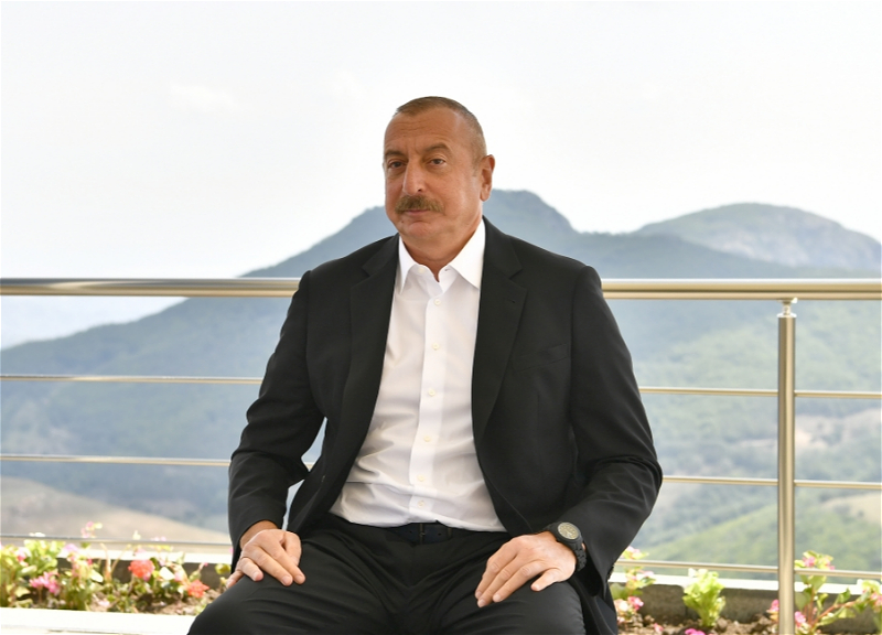 Ильхам Алиев: До конца года мы и в Карабахе, и в Восточном Зангезуре построим все электрическое хозяйство