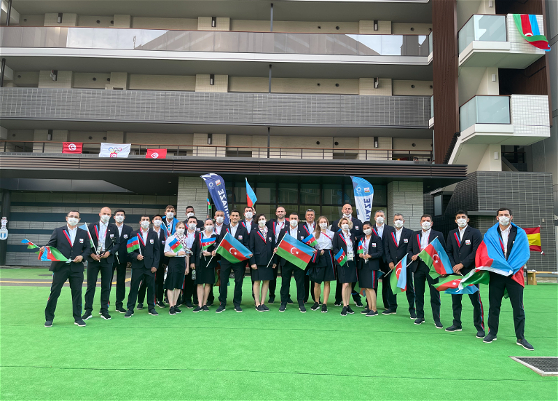 Азербайджанская делегация готова к церемонии открытия Токио-2020 - ФОТО