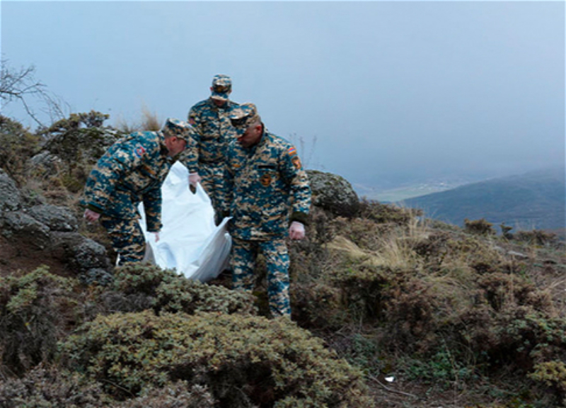 В Физулинском районе найдены останки еще четырех армянских военных
