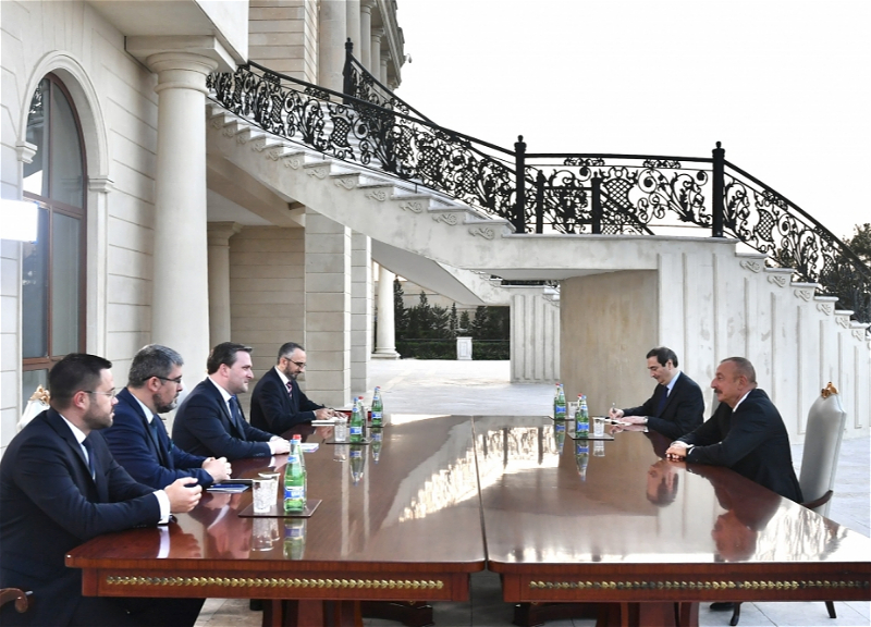 Президент Ильхам Алиев принял делегацию, возглавляемую министром иностранных дел Сербии - ФОТО