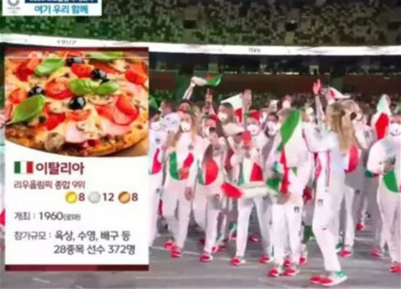 Токио-2020: Корейский телеканал извинился за картинки, где Италию символизировала пицца, а Украину – Чернобыль - ФОТО