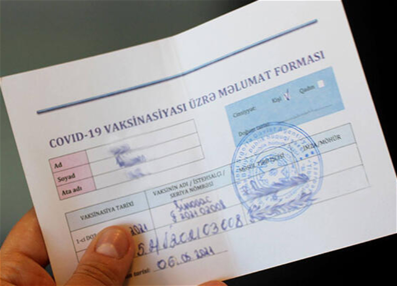 COVID pasportunu rüşvətlə almaq istəyənlərə XƏBƏRDARLIQ