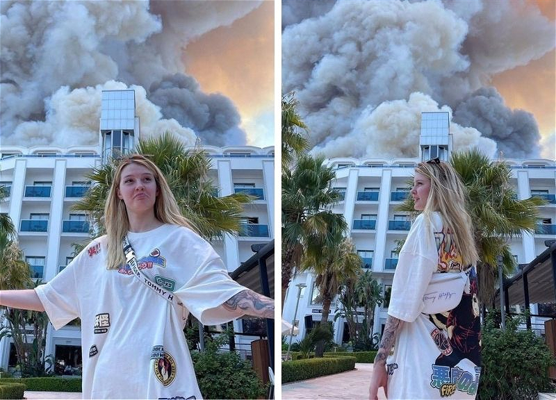 Российский блогер извинилась за фотографии с пожаром из Турции - ФОТО