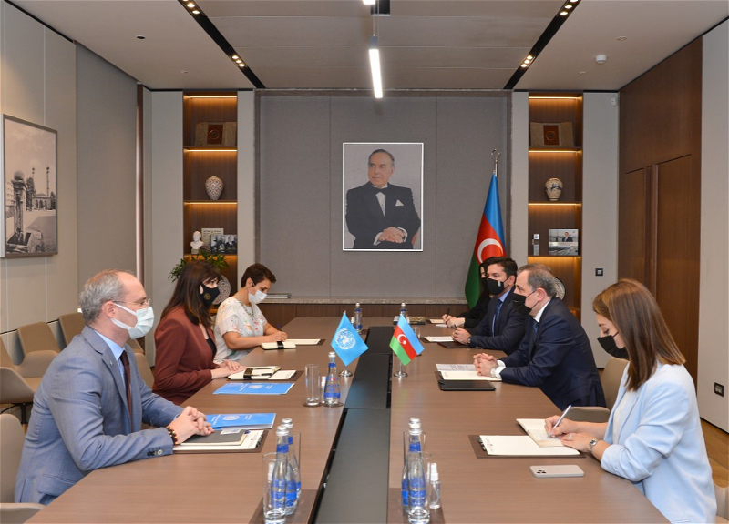 Глава МИД Азербайджана принял нового резидента-координатора ООН - ФОТО