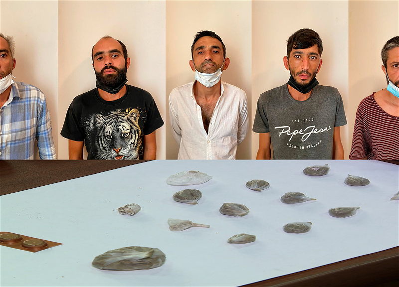 В Абшеронском районе задержаны 5 человек, занимавшихся продажей наркотиков – ФОТО