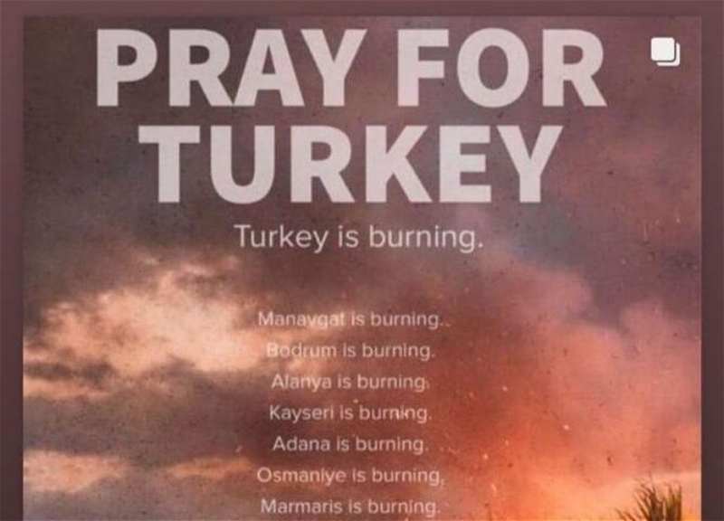 «Наша бедная планета плачет»: Мировые звезды озабочены пожарами в Турции - ФОТО