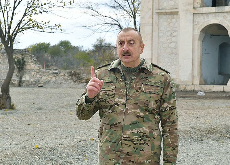 Ильхам Алиев: Когда Кочарян, Саргсян, Оганян увидели Азербайджанскую армию, то сбежали и скрылись