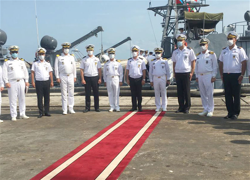 Военные моряки Азербайджана находятся в Иране - ФОТО