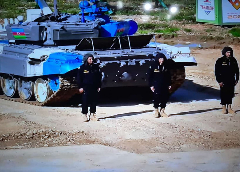 Azərbaycan hərbçiləri “Tank biatlonu” müsabiqəsində finala çıxıb
