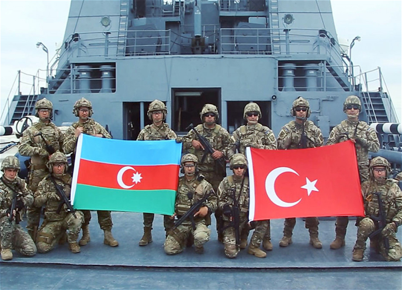 Azərbaycan və Türkiyənin xüsusi təyinatlıları Xəzərdə təlimdə növbəti tapşırıqları icra ediblər - FOTO - VİDEO