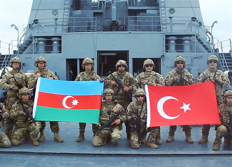 Отработан очередной этап азербайджано-турецких учений групп подводного нападения и обороны - ВИДЕО