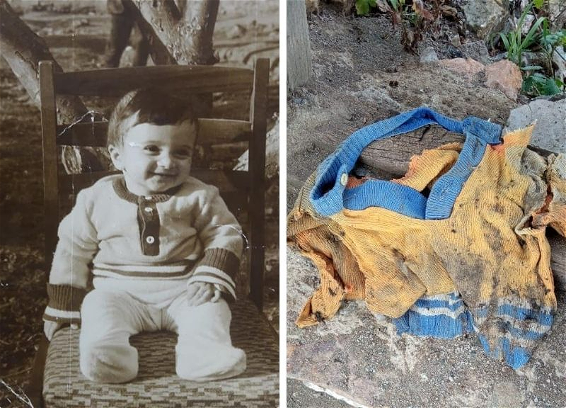 Невероятная история: житель Лачина нашел среди развалин домов свой детский жакет – ФОТО – ВИДЕО