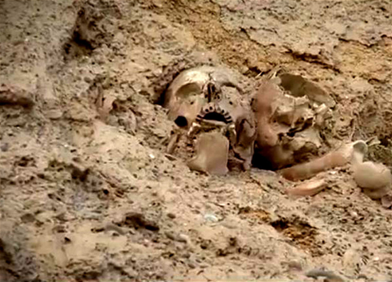 В Баку у озера «Ганлы гёль» обнаружены человеческие скелеты - ФОТО