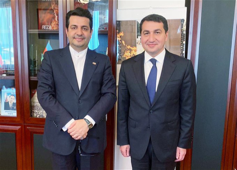 Хикмет Гаджиев снова встретился с послом Ирана