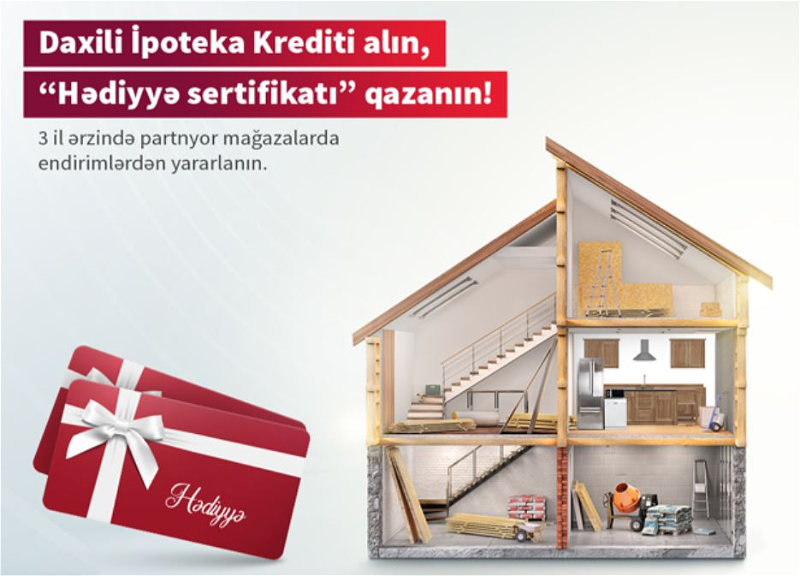 Kapital Bank вручает «Подарочный сертификат» покупателям нового жилья