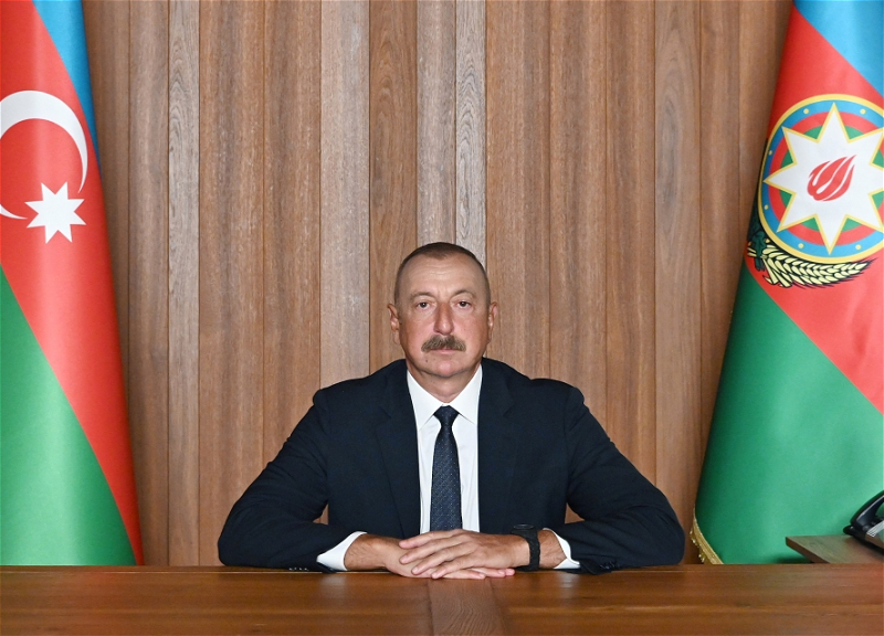 Ильхам Алиев: Азербайджан нанес поражение Армении на поле боя и положил конец оккупации