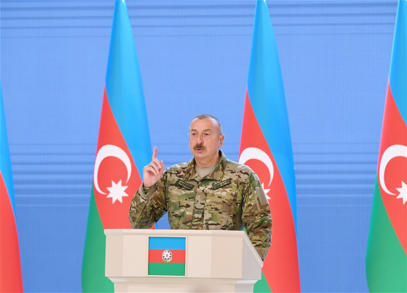 Ильхам Алиев: Лучше Армении нас не злить и не раздражать, а согласиться, пока наше предложение на столе