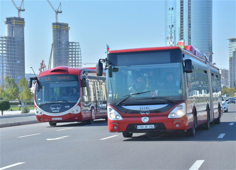 В связи с Днем памяти в Баку будет изменена схема движения автобусов