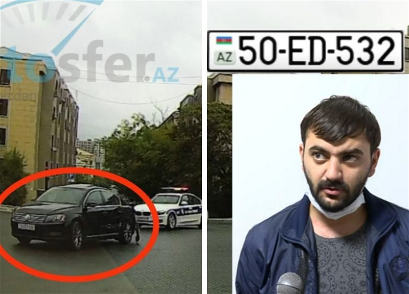 Стало известно, почему неадекватный водитель Passat несколько раз врезался в Баку в другие машины - ВИДЕО