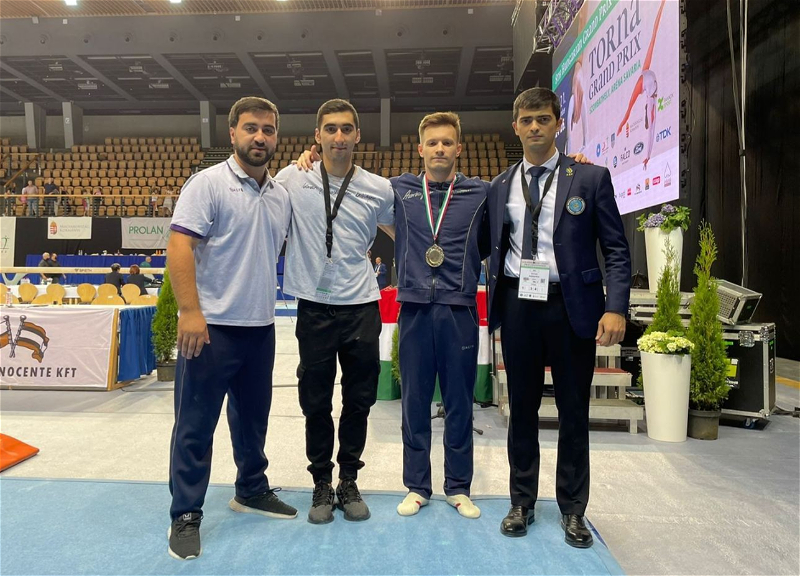Азербайджанский гимнаст завоевал золотую медаль на Гран-при в Венгрии - ФОТО