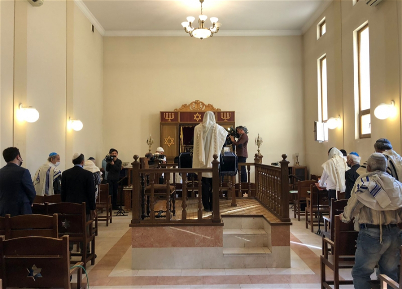 В бакинской синагоге почтили память наших шехидов – ФОТО