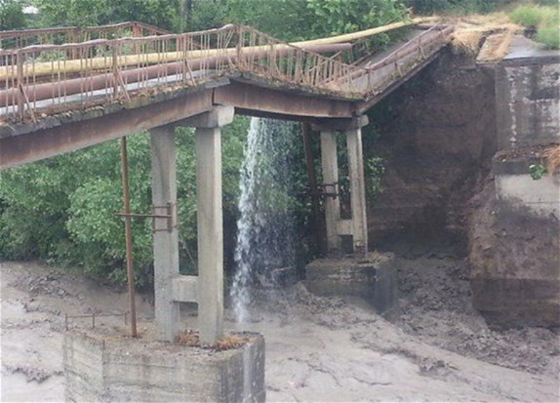 Госагентство прокомментировало «новость» об обрушении моста в Гейчайском районе