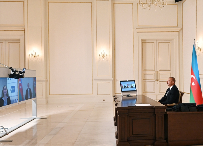 Президент Азербайджана: Говорить о статусе уже не существующего «образования» неуместно