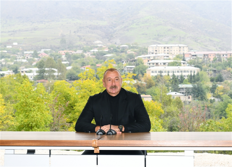Ильхам Алиев: После окончания войны из Армении была заслана диверсионная группа