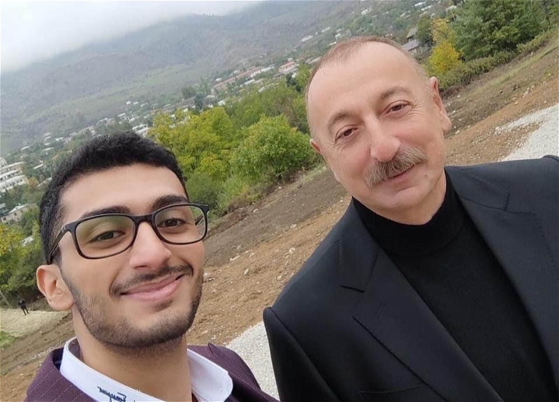 Студент о селфи с Ильхамом Алиевым: «Я впечатлён простотой, искренностью и доброжелательностью Президента» - ФОТО – ВИДЕО