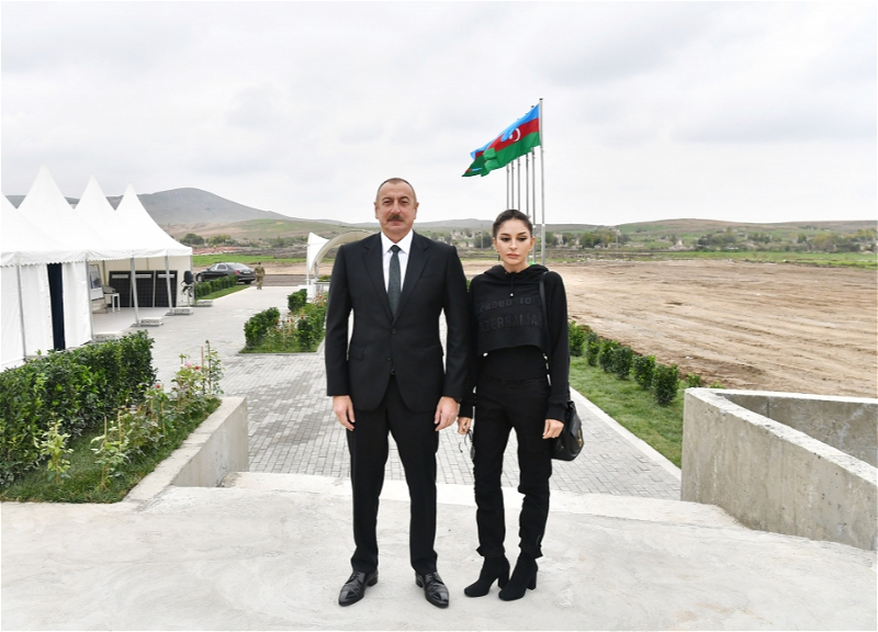 Ильхам Алиев заложил фундамент «Умного села» в Физулинском районе - ФОТО