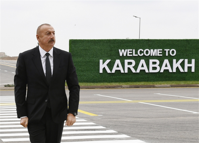 Ильхам Алиев ознакомился с условиями, созданными в Физулинском международном аэропорту - ФОТО