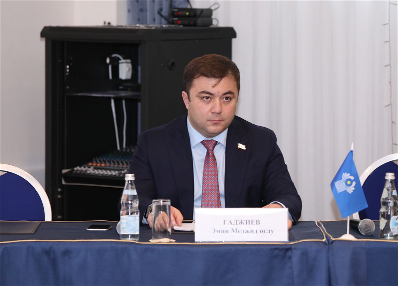 Эмин Гаджиев рассказал парламентариям СНГ о восстановлении Карабахского и Восточно-Зангезурского экономических районов - ФОТО