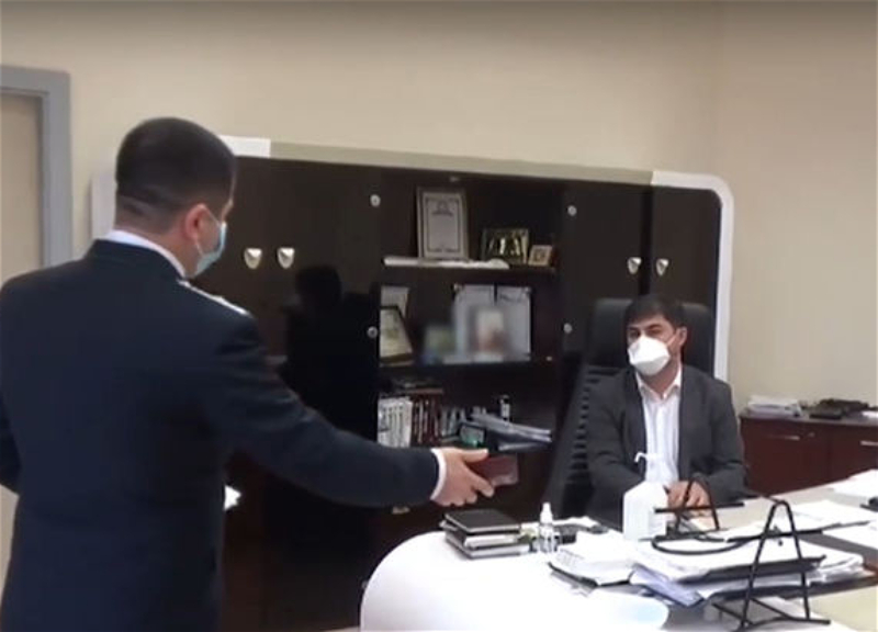 Директор Гусарской районной больницы задержан при получении взятки - ФОТО – ВИДЕО