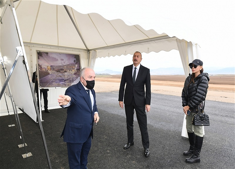 Prezident Zəngilan Beynəlxalq Hava Limanının tikintisi ilə tanış olub – FOTO – YENİLƏNİB