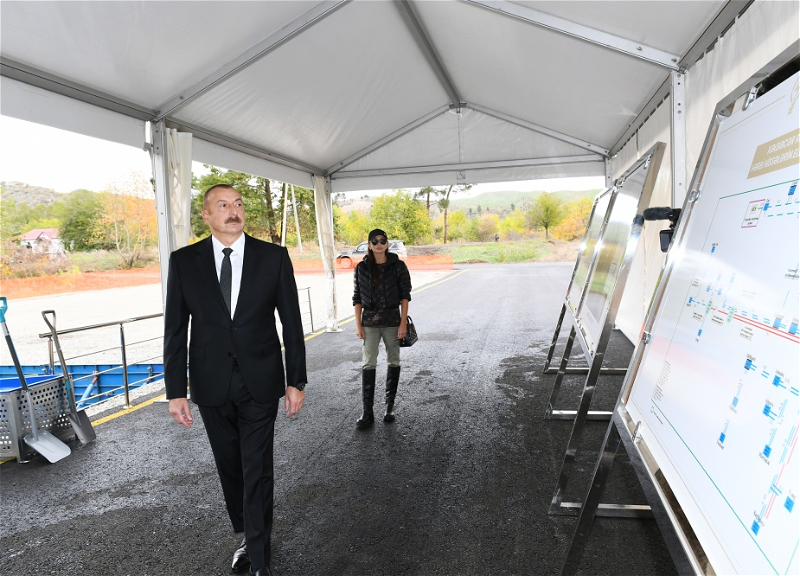 Ильхам Алиев заложил фундамент цифровой подстанции в Зангилане - ФОТО