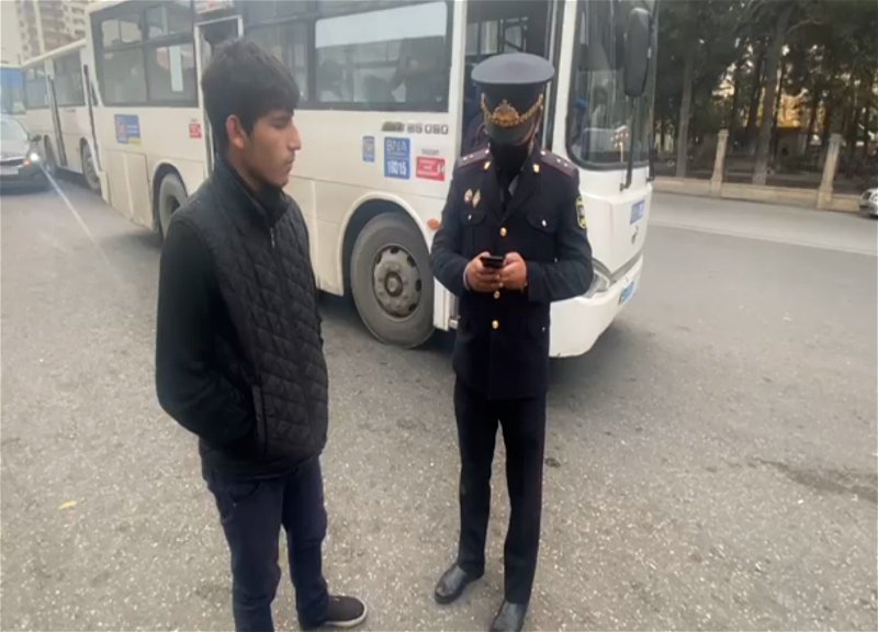 В Баку сотрудники полиции усилили контроль в связи с пандемией коронавируса - ФОТО - ВИДЕО