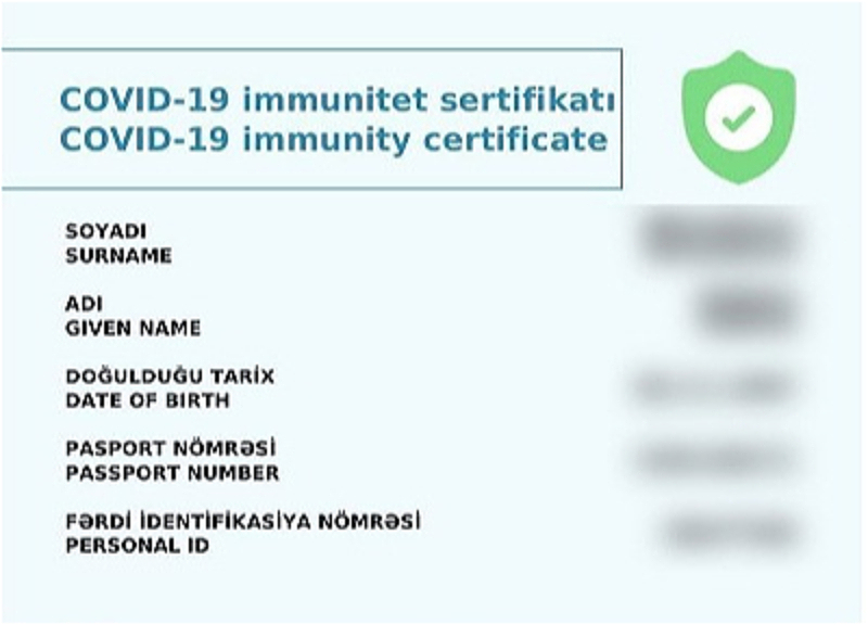 В Азербайджане сертификат иммунитета будет признан бессрочным в этом случае