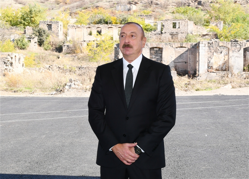 Ильхам Алиев: Мы восстановим все села Губадлинского района, в том числе город Губадлы