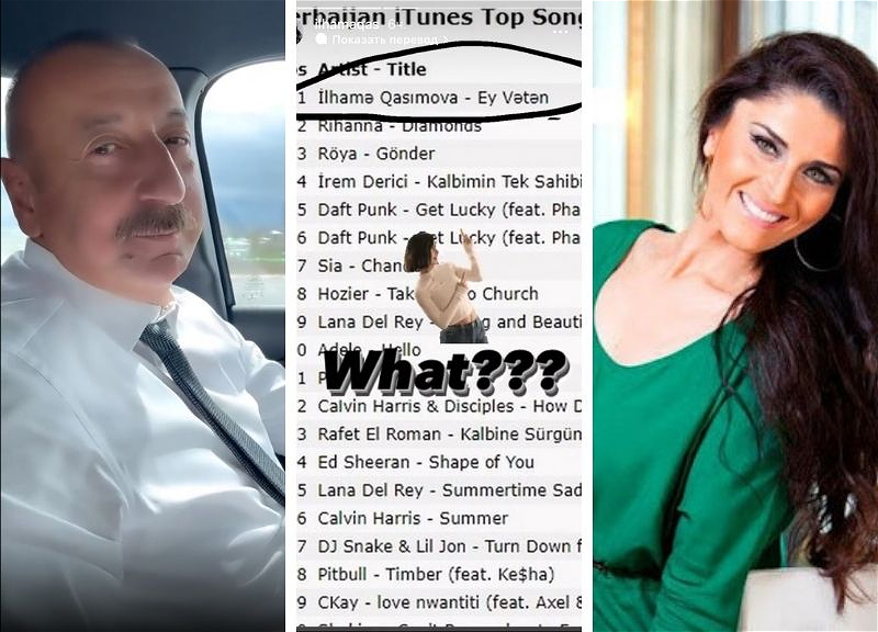 Песня, которую Президент слушал по радио в Зангилане, возглавила чарт iTunes в Азербайджане - ВИДЕО