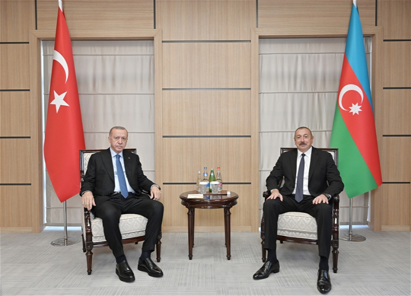 В Зангилане состоялась встреча президентов Азербайджана и Турции один на один – ФОТО