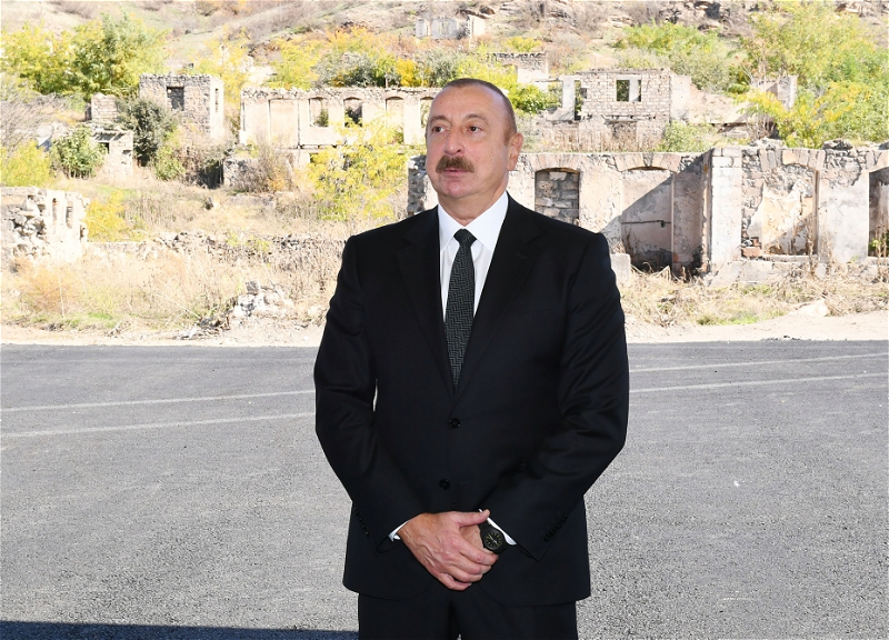 Ильхам Алиев: План экономического развития Губадлинского района должен быть подготовлен отдельно